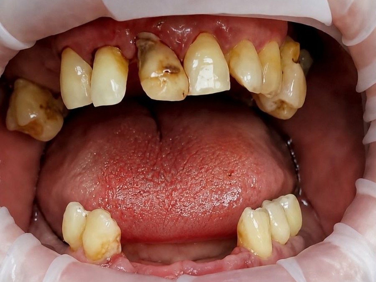 Dental Implants before treatment